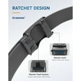 thumbnail image 3 of FAIRWIN Ratchet Belts for Men Nylon Web Golf Work Belt with Automatic Buckle, Gray, 3 of 8