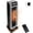 silvery, variant on Voice Pilot 23“ Oscillating Tower Space Heater with Offline Voice Control, Favorite Setting, Cool-Touch Grille, Tip-Over Alarm & Shutoff, Braille Tactile Buttons, 8H Timer, Gold