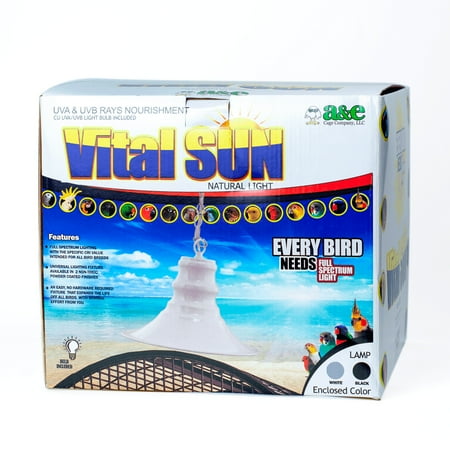 A&E Cage Co. Vital Light with Chain - White