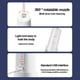 thumbnail image 4 of Irrigador oral dental de Flosser del agua para los dientes, portátil y recargable para el hogar y los viajes, 4 of 5