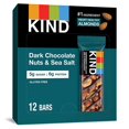 thumbnail image 3 of Snack Bars, Dark Chocolate Nuts & Sea Salt, 5g Sugar | 6g Protein, Gluten Free Bars, 1.4 OZ, 12 Count, 3 of 5