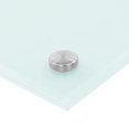 thumbnail image 3 of vidaXL Kitchen Backsplash White 100x50 cm Tempered Glass, 3 of 4