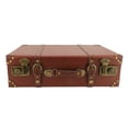 thumbnail image 1 of Valise en Cuir Vintage, Mini Valise en Cuir 3D Unique Sans Roues avec Poignée pour la Nuit, 1 of 7