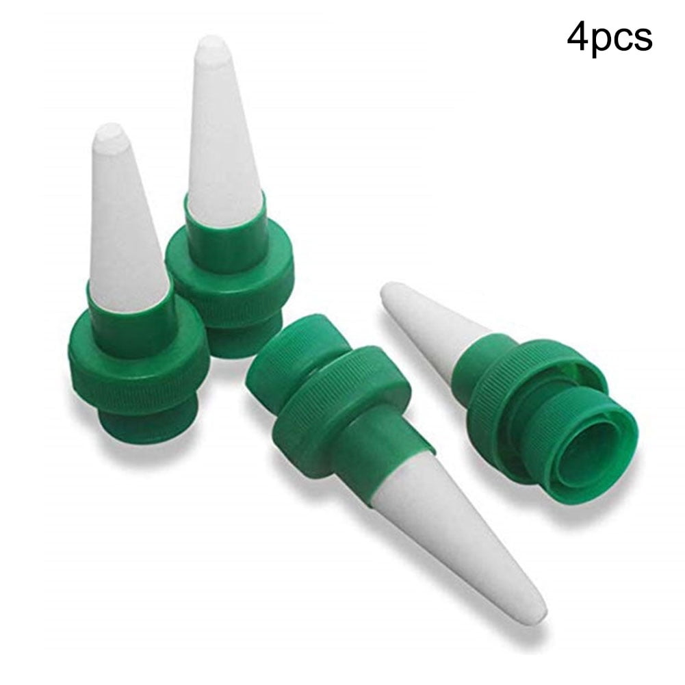 4 Packs Self Plant Watering Stakes Ceramic Vacation Watering Spikes for