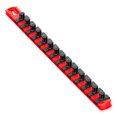 thumbnail image 1 of Ernst Organizador De Rieles De Enchufe De 13 Pulgadas Con Clips De Bloqueo Giratorio De 14 3/8 Pulgadas, Rojo (8415), 1 of 5