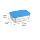 thumbnail image 2 of Recipiente rectangular para almacenar alimentos de 720 ml | Caja hermética para refrigerios | Recipiente de plástico para preparar comidas | Apto para lavavajillas, 2 of 4
