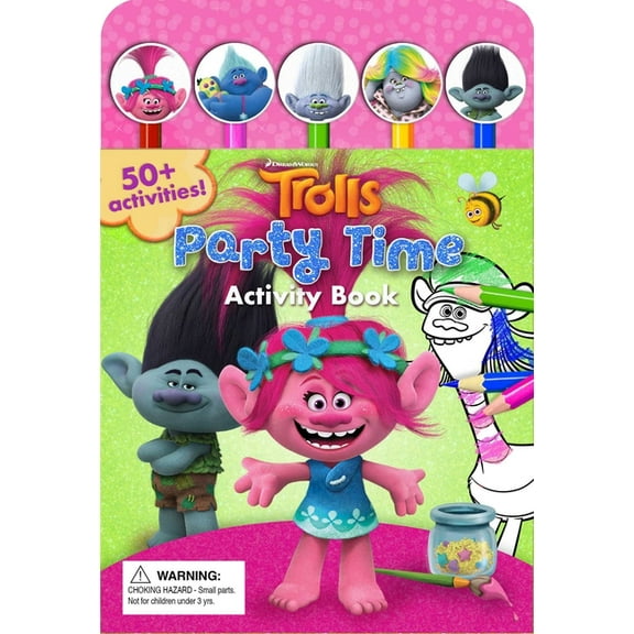 Pencil Toppers: DreamWorks Trolls Party Time Activity Book (Mixed media product)