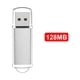 thumbnail image 5 of Disco De Almacenamiento CW10029 Unidad flash USB 2.0 de alta velocidad Unidad flash con tapa transparente (128 MB plateada), 5 of 7