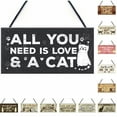 thumbnail image 4 of Kitchen Farm Home Decoration Wall Decor Shed Accessories Wood Cat Coop Plaque Cat Sign Toys 3, 4 of 8