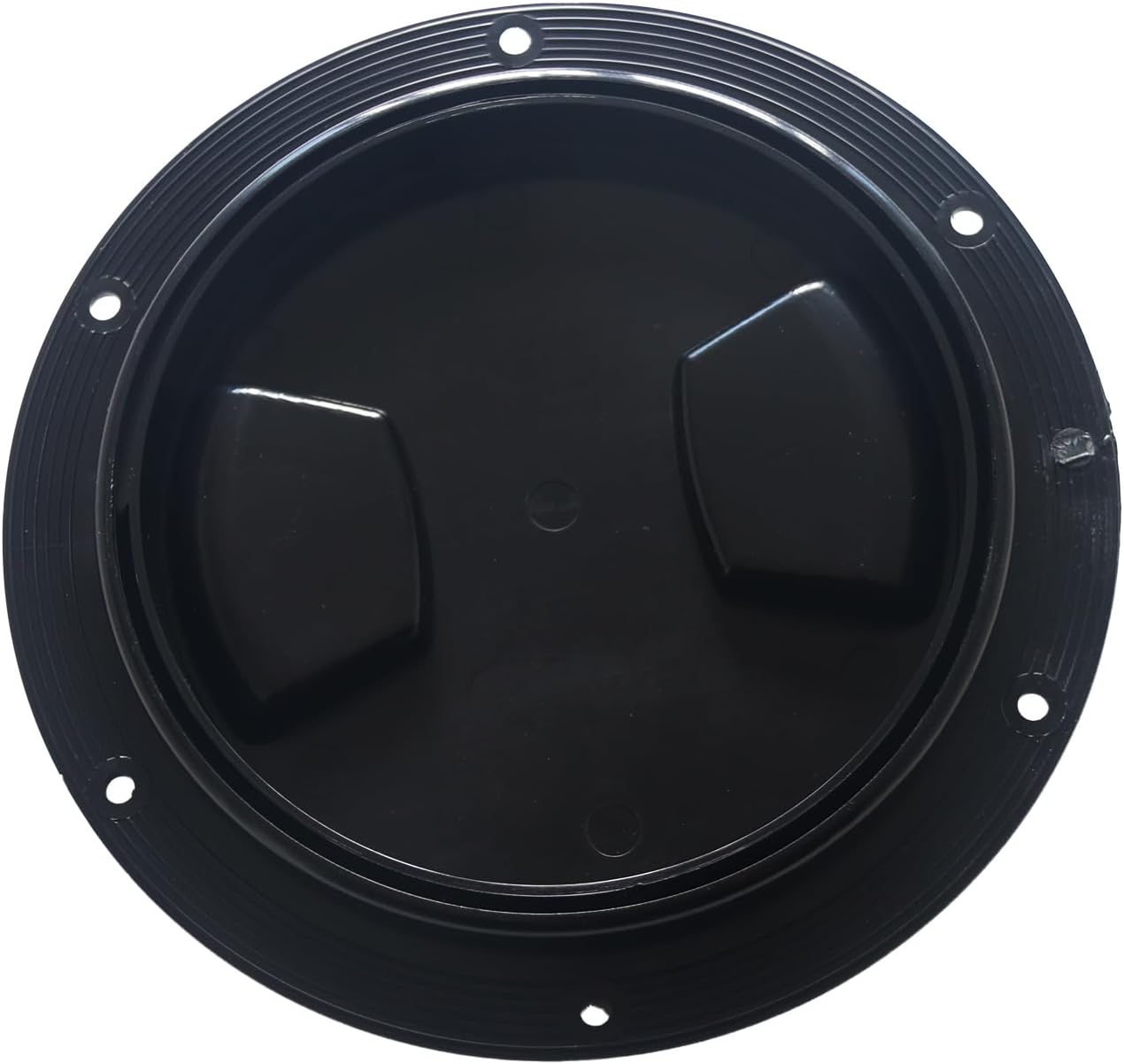 ABCISI 5 Inch Boat Deck Hatch,  Non-Slip Inspection Hatch with Detachable Cover for Marine Boat Yacht Seal Kayak Hatch Plus RV Marine Tight Hole Cover Lid, Black