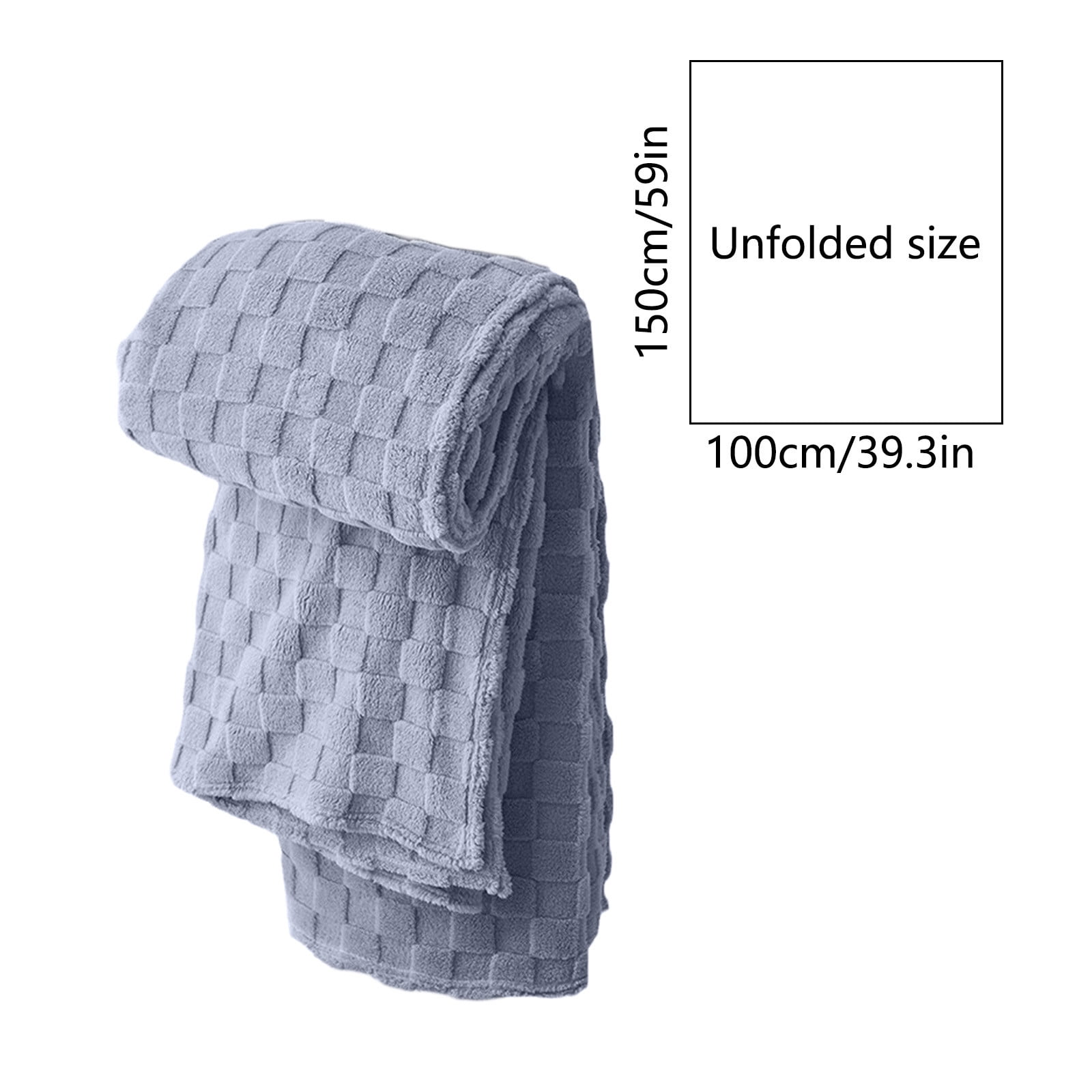 100% Cotton Thermal Blanket, Breathable Bed Blanket Twin Size, Soft Waffle Blanket, Twin Blanket, All Season Cotton Blanket, Soft Lightweight Breathable Bed Blanket Throw