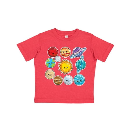 

Inktastic Happy Sun Moon and Planets Gift Toddler Boy or Toddler Girl T-Shirt