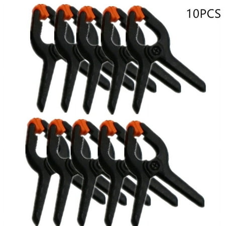 

10PCS Hard Plastic A-shape Woodworking Clip Hand Screw Clamp Fixing Clamp Pinch Cock Micro Spring Clamps Set DIY Tools Grip