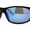 Black Blue Blue Mirror, variant on Locs Mens Color Mirror Color Smoke Arm Sport Sunglasses Black Red Orange Mirror