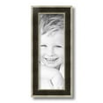 thumbnail image 2 of ArtToFrames 5" x 14" Black Panel With Silver Lip Picture Frame, 5x14 inch Multi Wood Poster Frame (WOM-5093),  Pack, 2 of 7