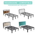 thumbnail image 2 of Fowroa 14 inch Queen Size Bed Frame Metal Platform with Underbed Storage No Box Spring Needed Easy Assembly, 2 of 9