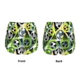thumbnail image 5 of Lsque Football Doodle Printed Women's Running Shorts with Liner Pockets,Elastic Quick Dry Workout Athletic Gym Yoga Shorts,Womens High Waist Shorts-Small, 5 of 9