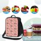 thumbnail image 4 of Disketp Retro 70s 60s Hippie Flower Bolsa Térmica Estampada para Almuerzo, Lonchera para Hombres y Mujeres Adultos, 4 of 7