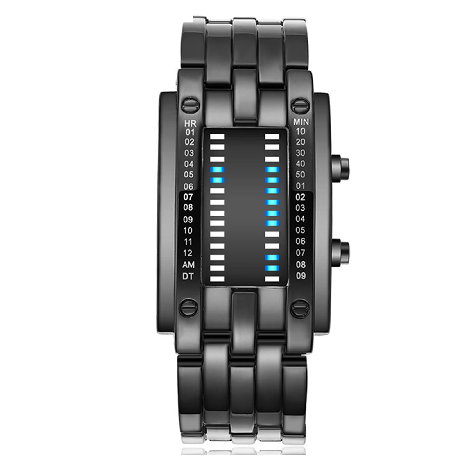 Binary Matrix Blue LED Digital Watch,Binary Matrix Blue LED