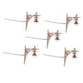 thumbnail image 1 of 5 apliques de pared en miniatura, escala 1:87, para casa de muñecas. Bronce, 1 of 8