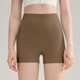 thumbnail image 4 of Byworldtasic Women's Biker Shorts Workout Gym Shorts Craze High Waist Tummy Control Running Yoga Shorts, 4 of 5