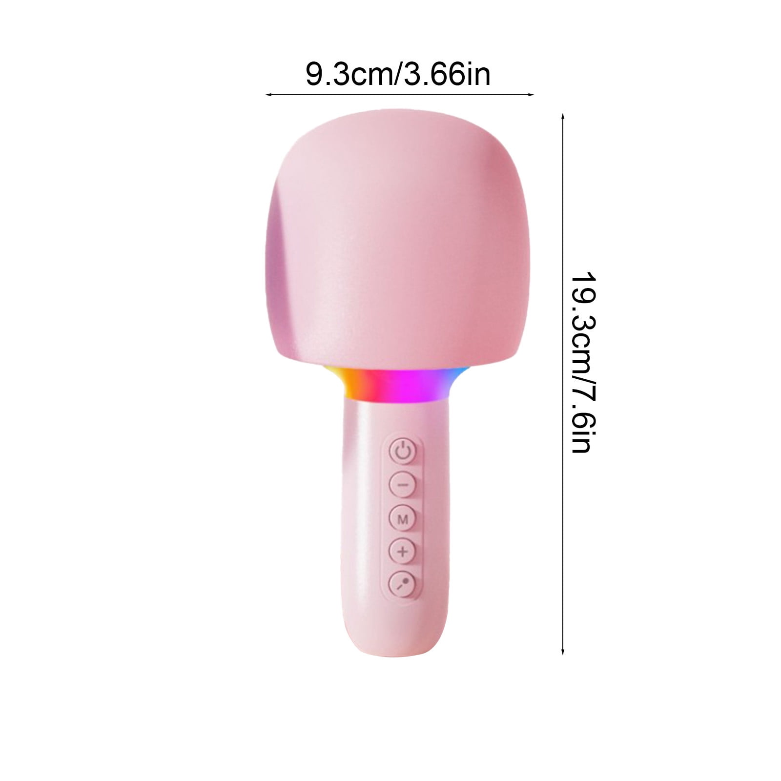 PUREKKI All-in-One Bluetooth Karaoke Microphone with Built-in Speaker, Wireless Connectivity, and Long Battery Life for Singing Fun