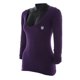 thumbnail image 3 of Playera Para Mujer K-SWISS Cuello V Manga Larga Morado Talla Ch, 3 of 4