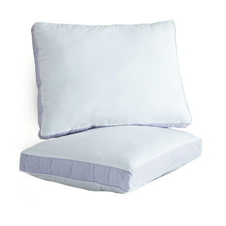 Ultrasoft Quilted Sidewall Bed Pillows, Extra Firm, Set of