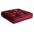 thumbnail image 6 of SAFAVIEH Belia Solid Floor Pillow, 19" x 19", Burgundy, 6 of 9