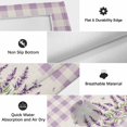 thumbnail image 5 of Purple Lavenders Outdoor Rug 4x6 Ft, Non Slip Washable Area Rug, Spring Floral Plaid Farmhouse Rustic Patio Rugs Carpet Runner, Large Floor Mat for Indoor/Outdoor Deck Porch Camping, 5 of 8