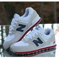 thumbnail image 4 of New Balance 574 Size 5.5 Grey Navy Blue Custom GC574CP, 4 of 6