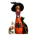 thumbnail image 2 of ERK Halloween Three Witch Cat Resin Sculpture Decorative Desktop Ornament For Festive Home, 2 of 6