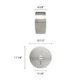 thumbnail image 2 of Excellante Jumbo-roll toilet to stainless steel dispenser, 18/8 stainless steel, comes in each, 2 of 4