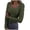 A-Army Green1018, variant on Womens Tees Square Neck Ribbed Knit Long Sleeve Slim Fitted Tops Basic Everyday Tight Layering T-Shirts