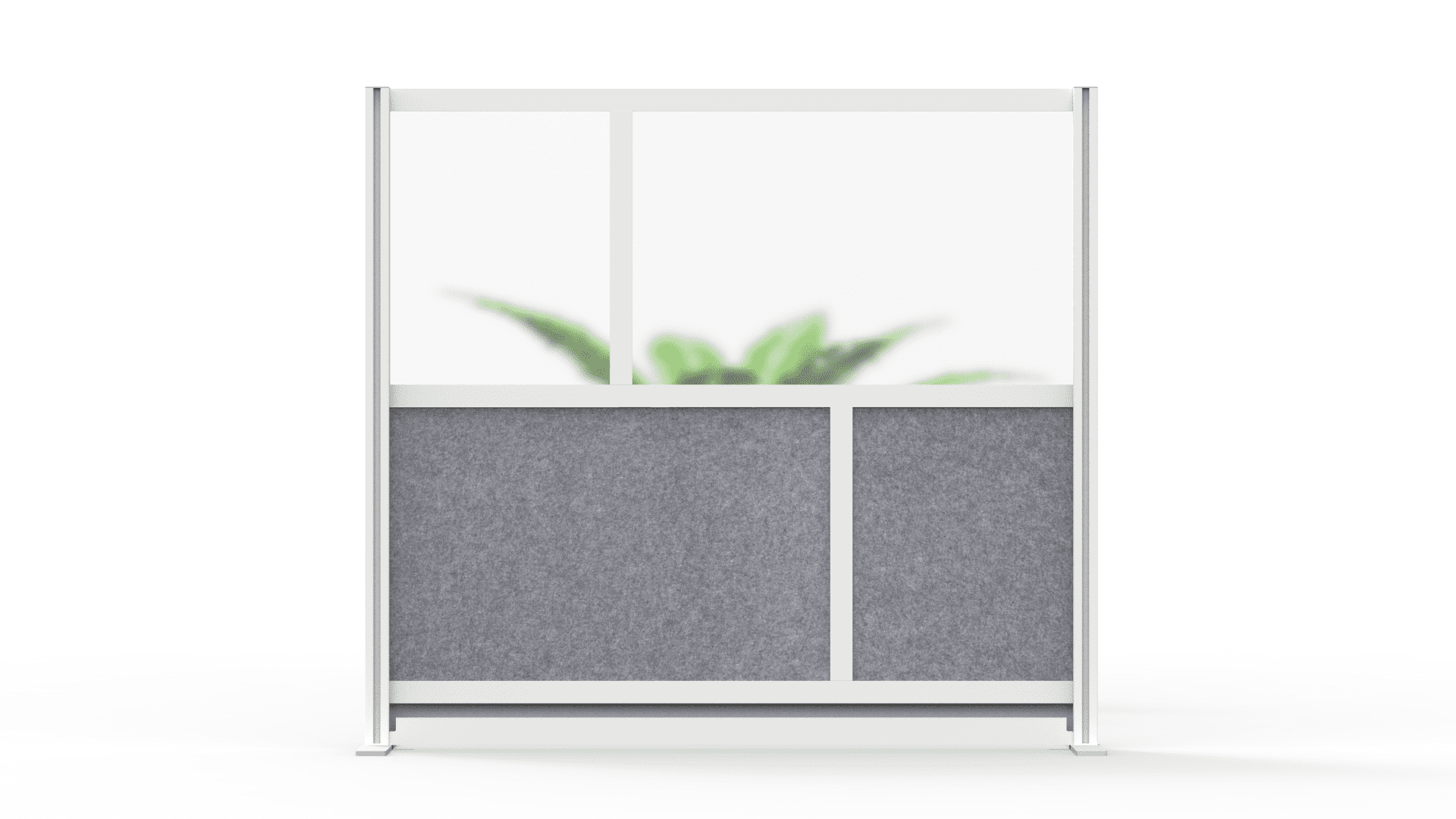 FSE 373-MW-5348-FCG Modular Room Divider Wall System - 53" x 48" Starter Wall