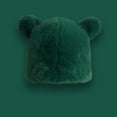 thumbnail image 2 of Xfvqtps Womens Beanie Cute Cartoon Ear Solid Color Simplicity Fluffy Fuzzy Windproof Coldproof Warm Outdoor Ski Fall Winter Soft Fluffy Plush Hat Green, 2 of 3