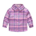 thumbnail image 3 of Esaierr 1-6 Years Boys Girls Plaid Shirt Tops for Kids Toddler,Long Sleeve Button Shirt Clothing,Baby Spring Fall Cotton Shirt Tops, 3 of 9