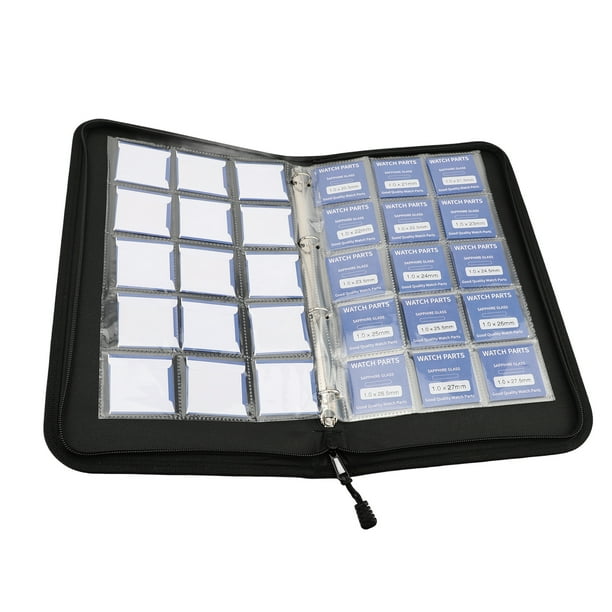 Mira la Lente de Cristal de Zafiro de Vidrio, Reloj de Reloj Plano Redondo, Buen espesor de Borde de 1 mm para los relajeros