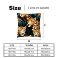 thumbnail image 5 of Leopard Covers with Unique Patterns, Set of 2 Decorative Throw Pillow Inserts for Sofa Bed Couch, 16x16/18x18/20x20 Inches, Ideal for Home Decor and Gifting, 5 of 6