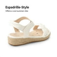 thumbnail image 4 of DREAM PAIRS Girls Sandals Espadrille Flatform Platform Wedge Open Toe Summer Shoes, 4 of 6