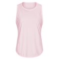 thumbnail image 1 of Camiseta de yoga de primavera y verano, blusa sin mangas para mujer, blusa de yoga holgada, transpirable y de secado rápido, 1 of 6