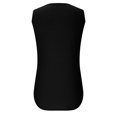 thumbnail image 4 of cocolona Summer Tank Tops for Women Fashion Solid Color Lace Shirts Crew Neck Front Pleated Loose T-shirt Blouse L, 4 of 6