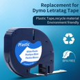 thumbnail image 5 of Replacement for DYMO LetraTag Refills Tape 12mm x 4m 16952 91331 91332 91333 91335 for LetraTag Label Maker, 5 of 5