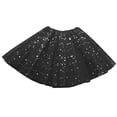 thumbnail image 2 of Haivin Ladies' star glitter mesh tutu skirt fluffy skirt ball skirt ballet skirt, 2 of 3