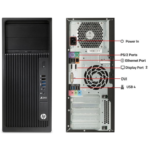 Gaming PC HP Z240 Mini Tower Workstation/on Desktop Computer