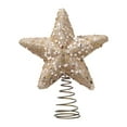 thumbnail image 3 of Adorno de Estrella para La Copa Del árbol de Navidad, Adorno para La Copa Del árbol con Purpurina, para Porche, Salón de Baile, Decoración Navideña, a champán, 3 of 8