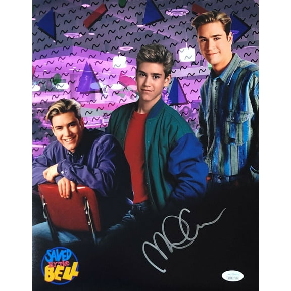 Mark-Paul Gosselaar "Zack" Signed 11x14 Photo JSA Authentic Save by the Bell 1