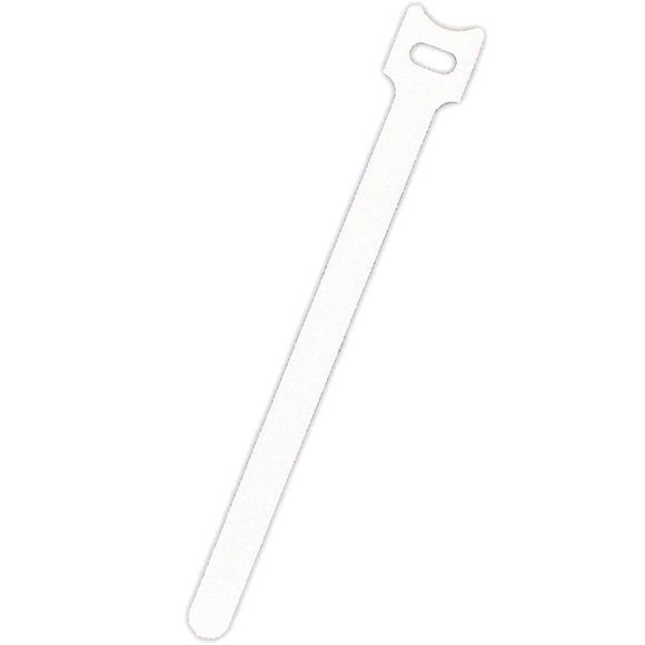 NavePoint 10 Inch Hook and Loop Reusable Strap Cable Cord Wire Ties 25 Pack White