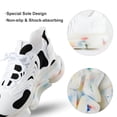 thumbnail image 7 of Cow, Black And White Walking Shoes for Men Woman Lightweight Tennis Fashion Elastic Sports Shoes Cushion Basketball Shoes, 7 of 7