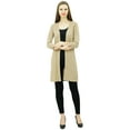thumbnail image 5 of Bimba Women Spandex Soft Drape Long Shrug Cardigan Full Sleeve Casual Longline Coverup Beige, 5 of 9